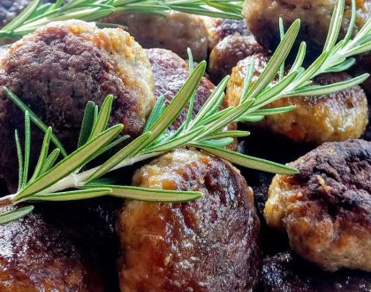 Glazed Meatballs With Balsamic & Wine Class