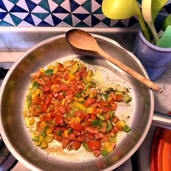 Bell pepper & tomato sauce