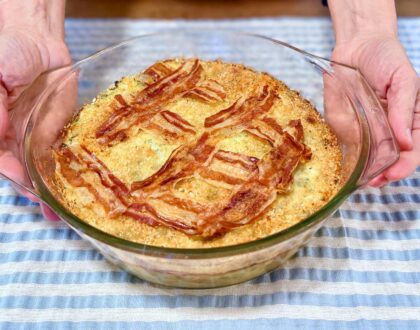 Baked Cauliflower Cake Class