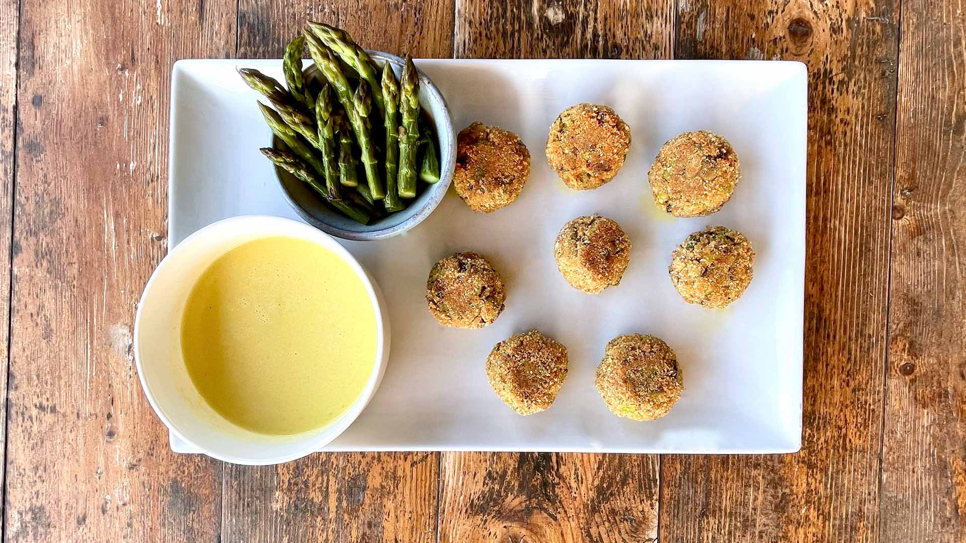 Crispy Vegetarian Asparagus Balls Class