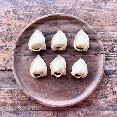 Gnudi - Spinach and ricotta gnocchi